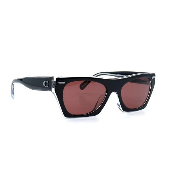 COACH HC8389U BLACK/CLEAR WINE WOMEN'S AUTHENTIC SUNGLASSES - Picture 3 of 9